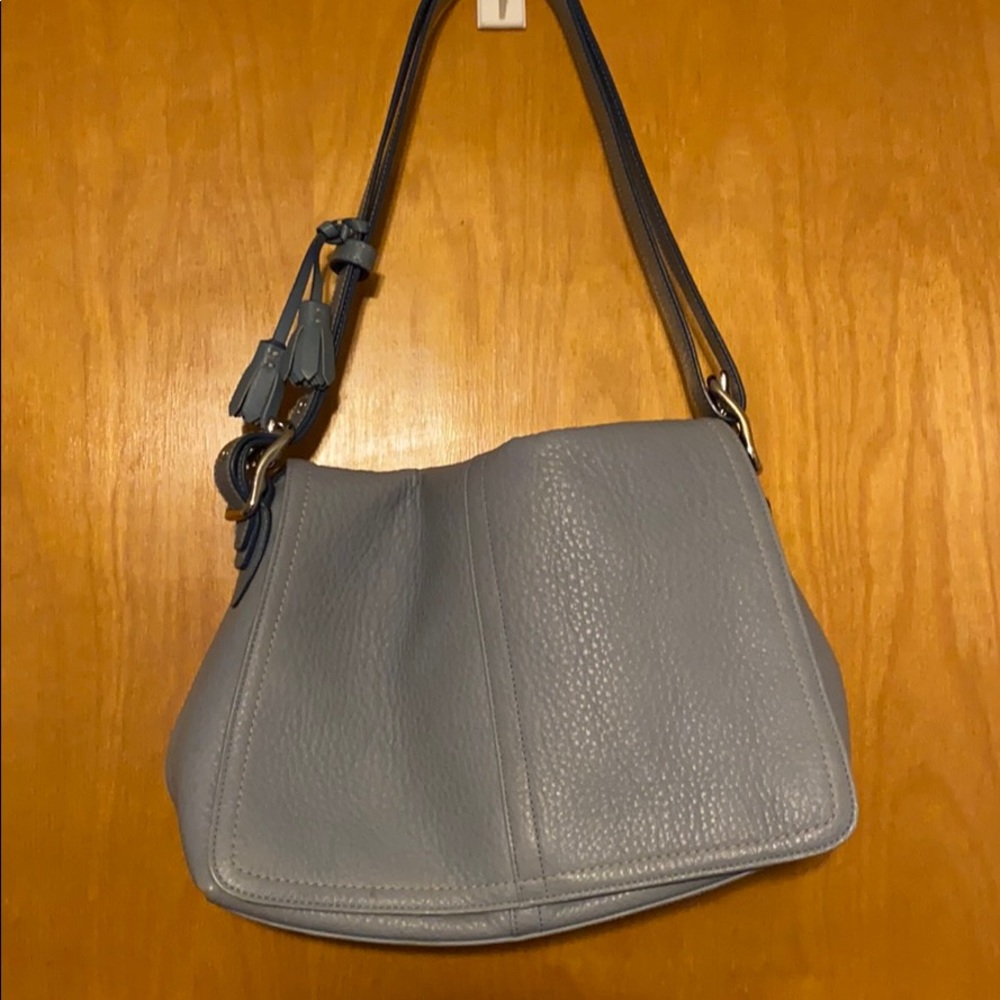 Blue Coach purse